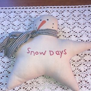 Country Christmas Snowman - Country Farmhouse Style Decor Great Condition!